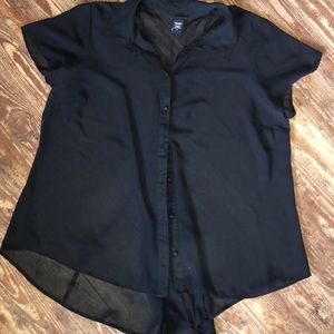 Torrid Sheer Button Up